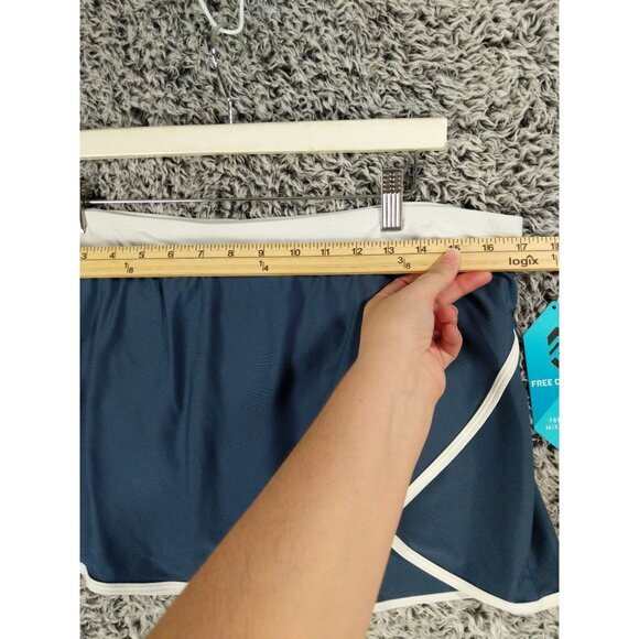 FREE COUNTRY Swim Skort Womens SZ XL Slate White Quick-Dry UPF 50+ Stretchy‎ - Picture 4 of 8